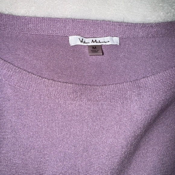 💜Vila Milano Lavender Sweater Size M💜 - Picture 2 of 4